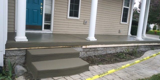 New Concrete ladder ─ Sterling Heights, Mi ─ D’sano Concrete