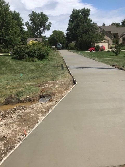 New Concrete Pathway ─ Sterling Heights, MI ─ D’Sano Concrete