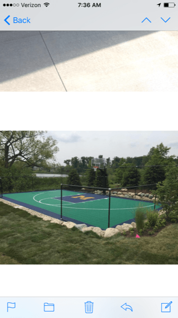 Concrete Sports Area ─ Sterling Heights, MI ─ D’Sano Concrete