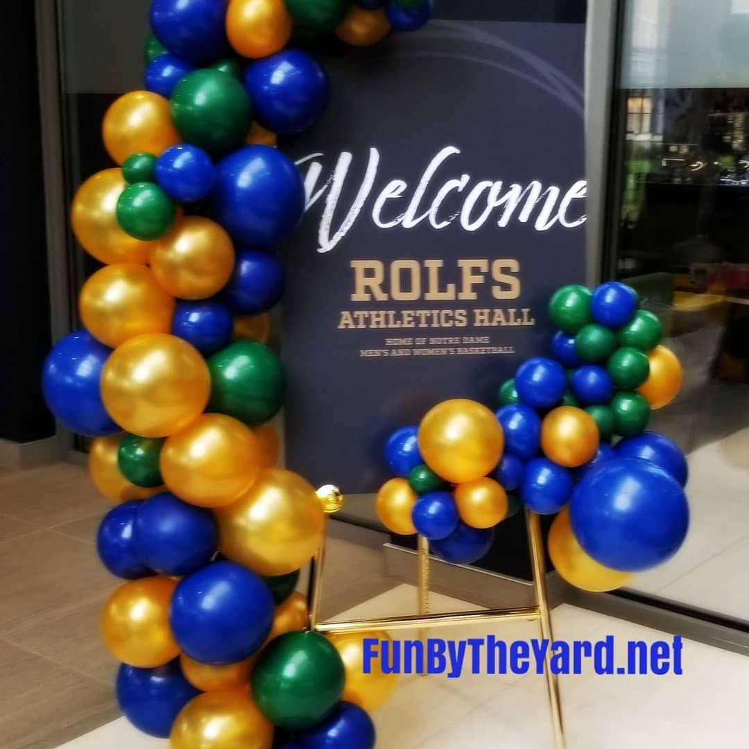 a welcome sign for rolfs athletics hall