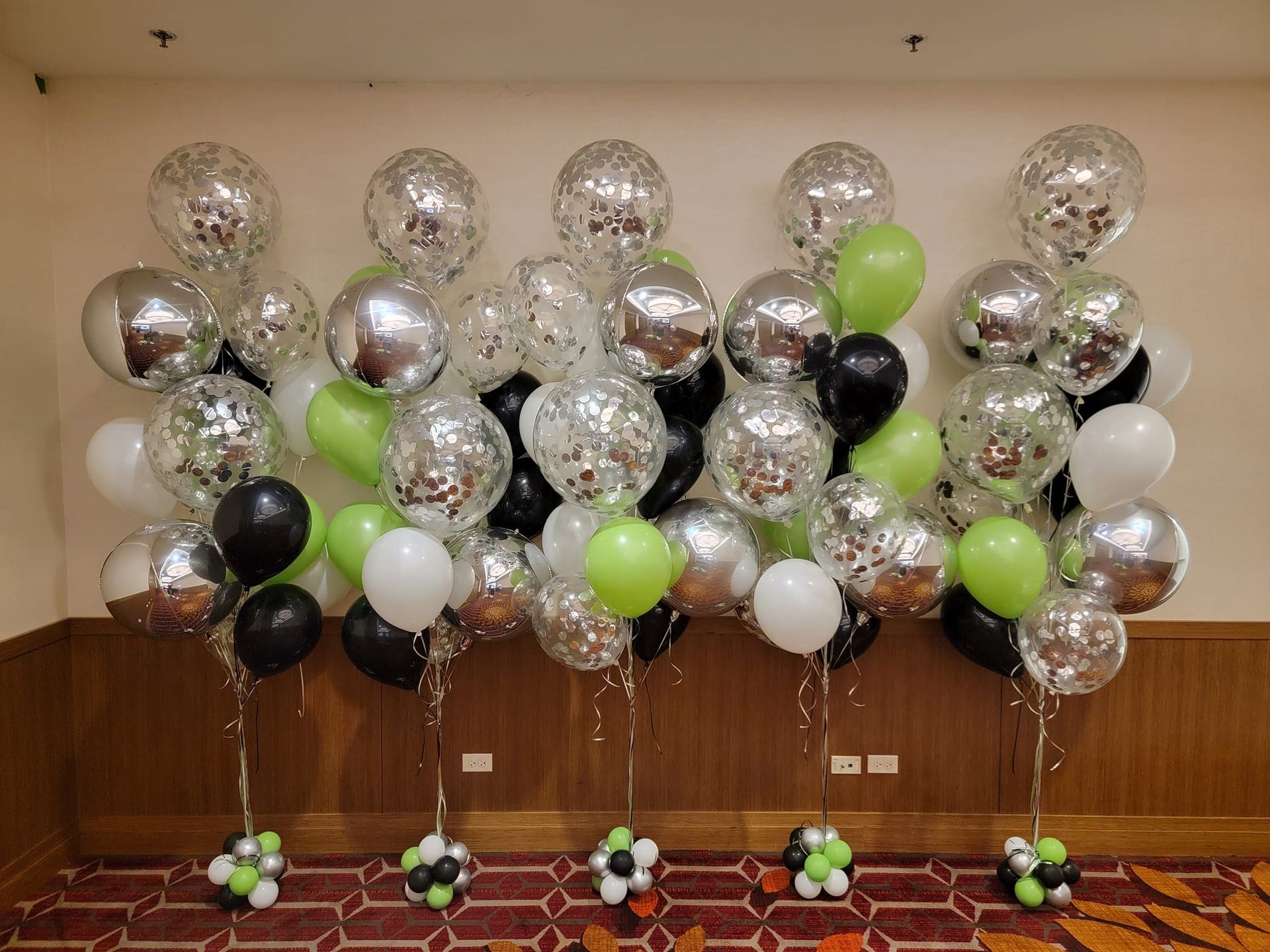 Helium Balloon Bouquets.
