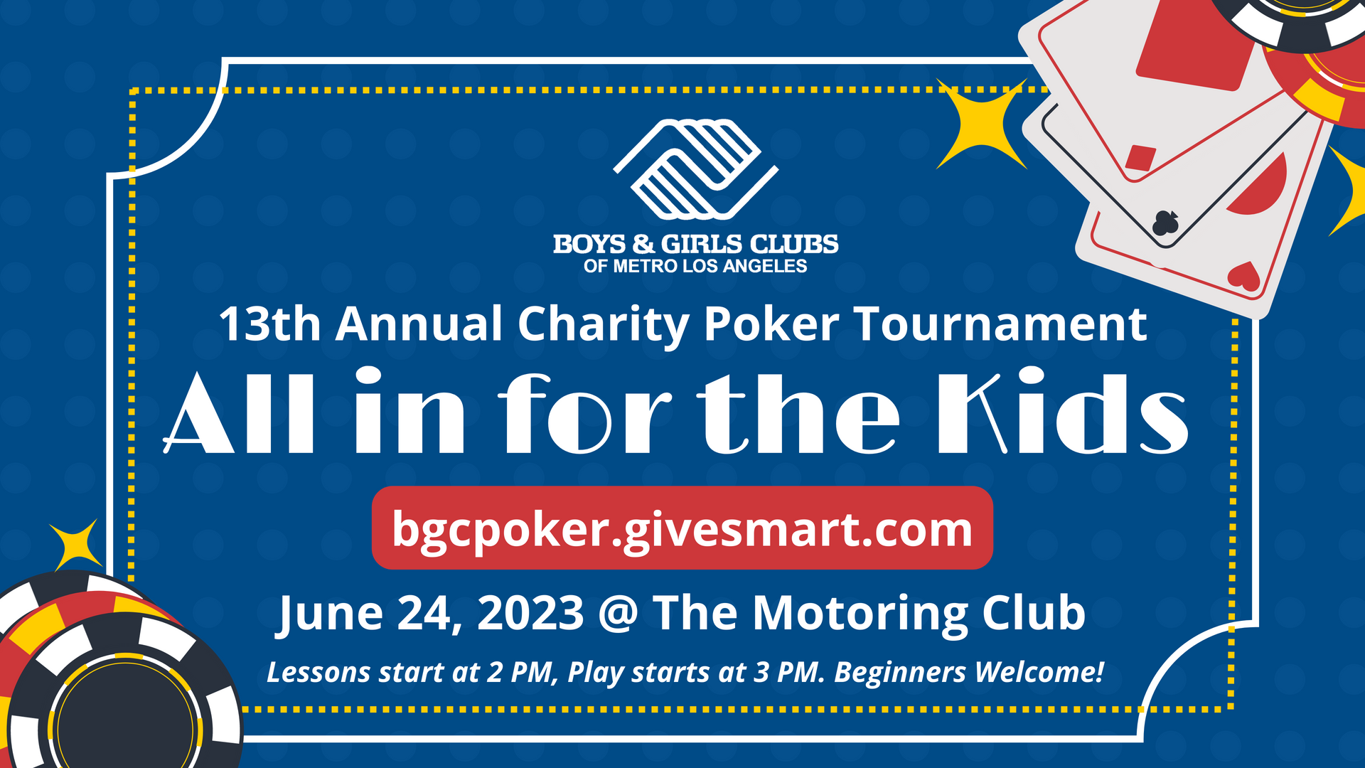 Poker Tournament Fundraiser on June 24