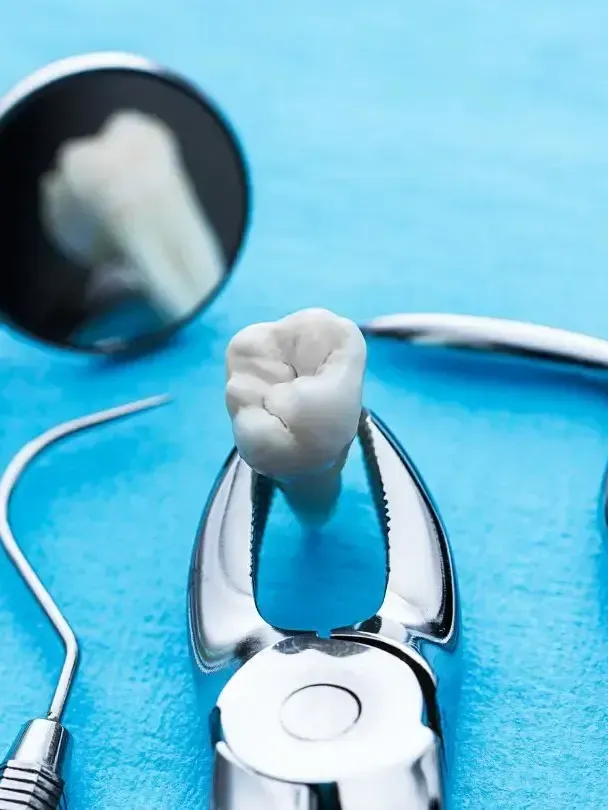 A person is holding a toothbrush in front of an x-ray of a person 's teeth.