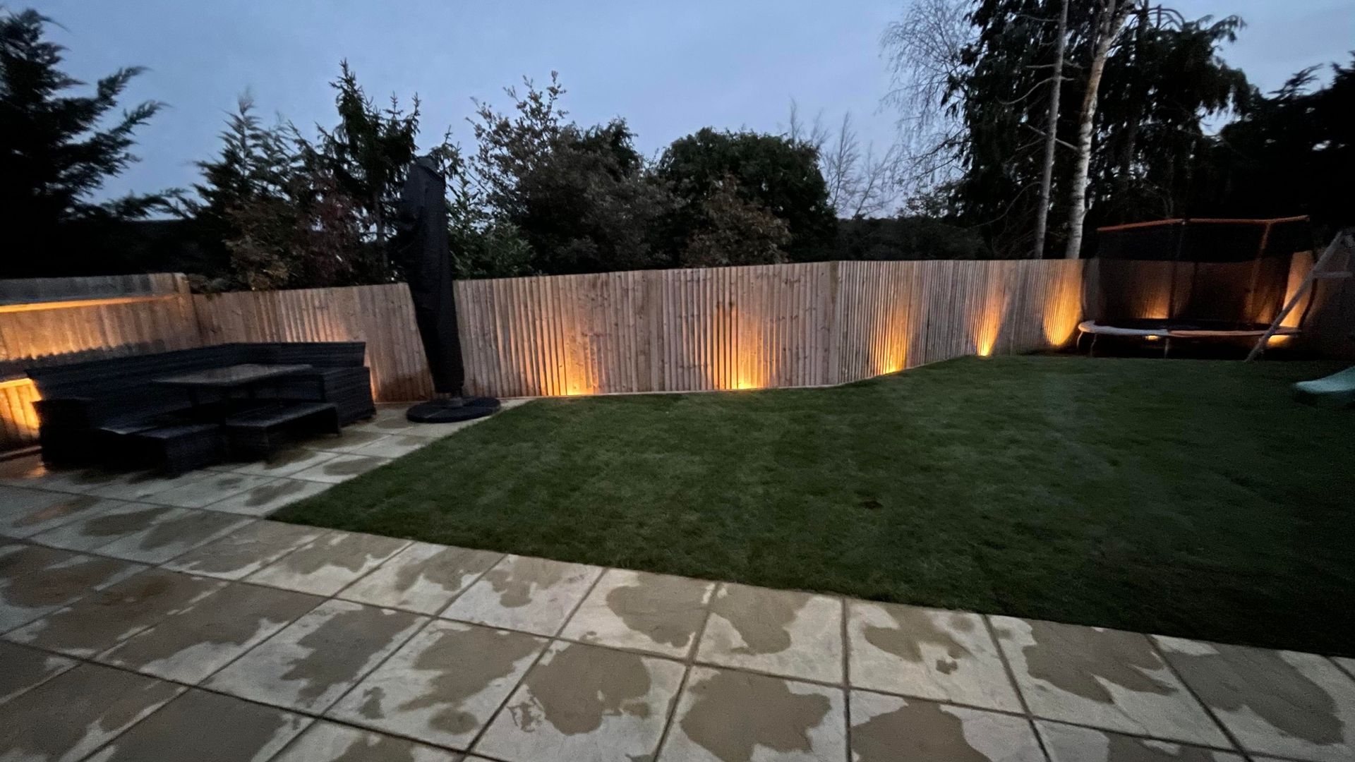 Completed rear elevation and garden, Birchwood Road SE London