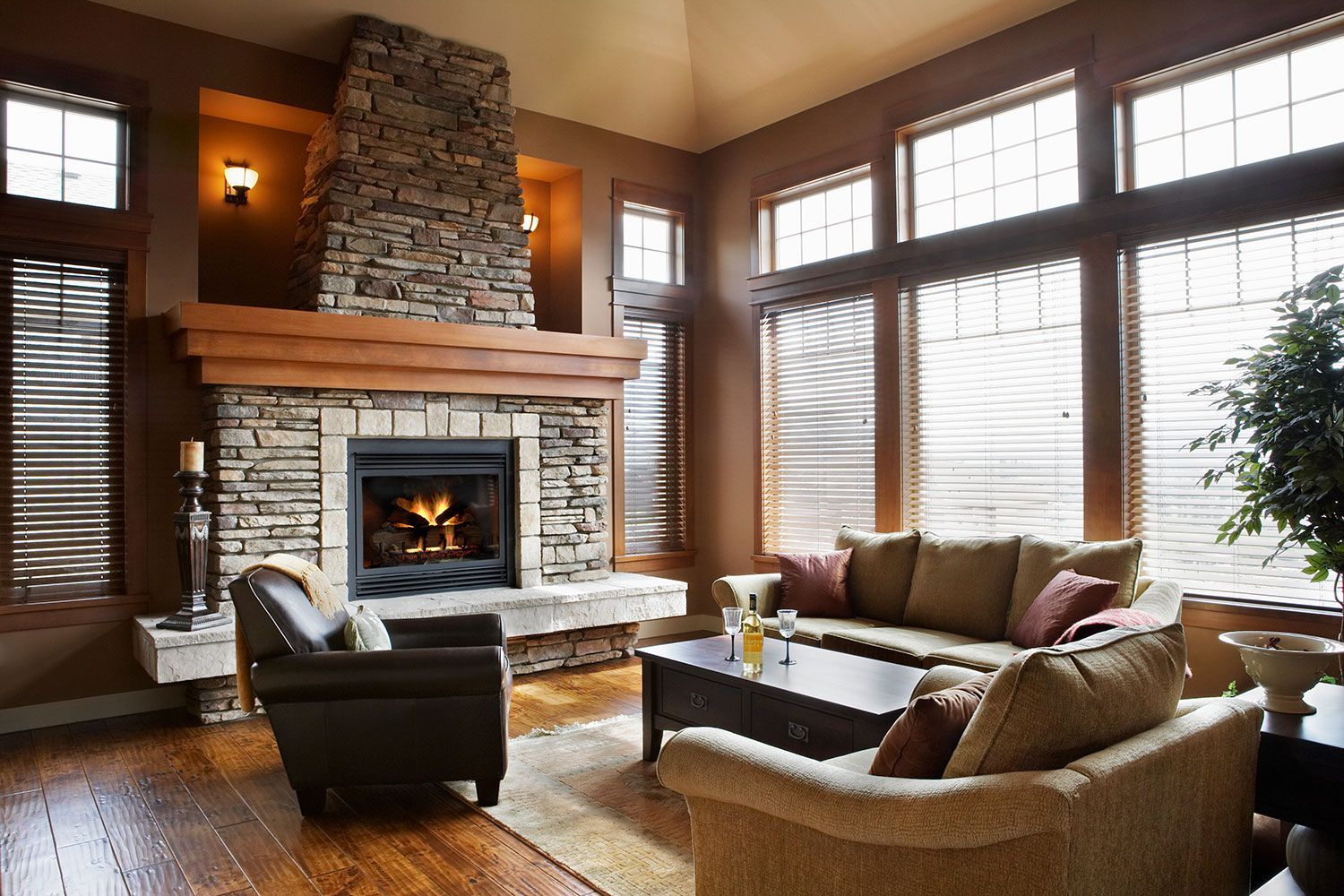 Installed Fireplace — Ham Lake, MN — StoneworX LLC