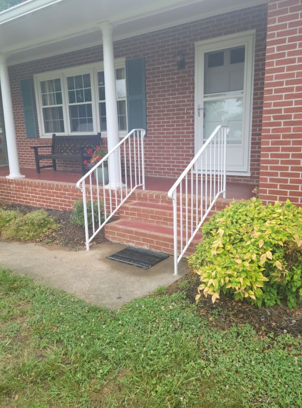 Brick House Porch — Esmont, VA — QLP Welding Service LLC