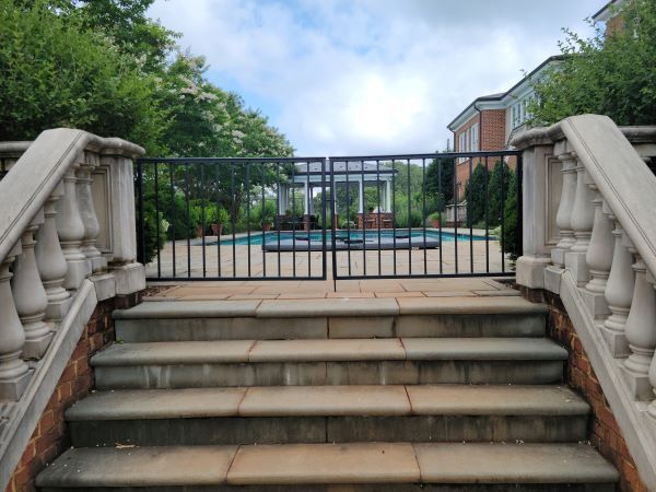 Large Black Fence — Esmont, VA — QLP Welding Service LLC