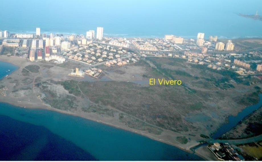 Ámbito de El Vivero en La Manga de Cartagena objeto de planeamiento urbanístico y controversia judicial