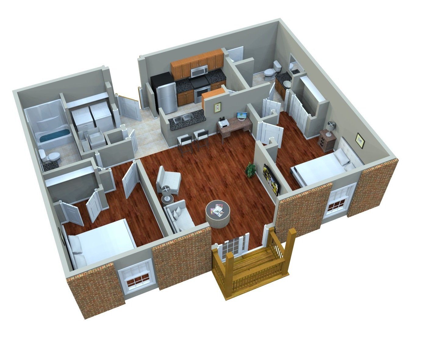 The Lofts at the Manor Offers Apartment Floor Plans With Hardwood Floors, Jacuzzi Tubs & More