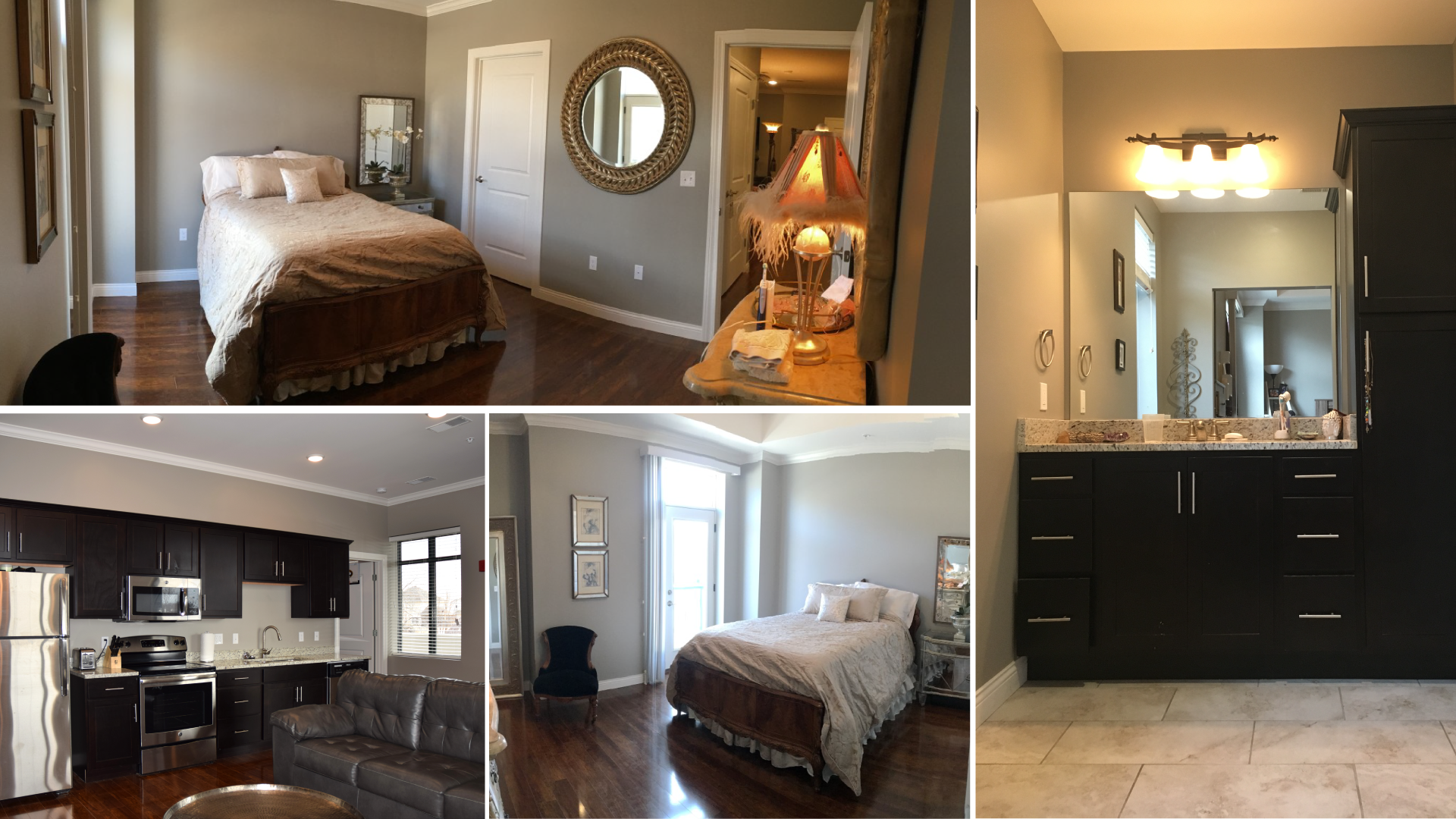 A Collage of the Luxurious Apartments at The Lofts at Cherry Hill in Columbia, MO