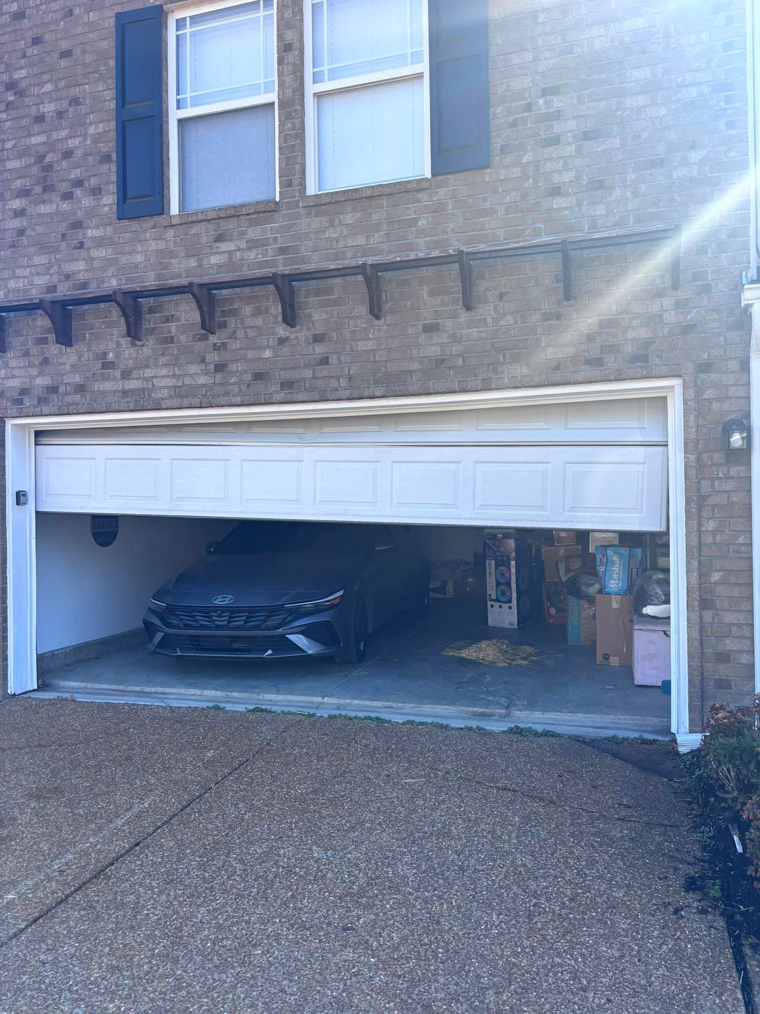 broken garage door repair