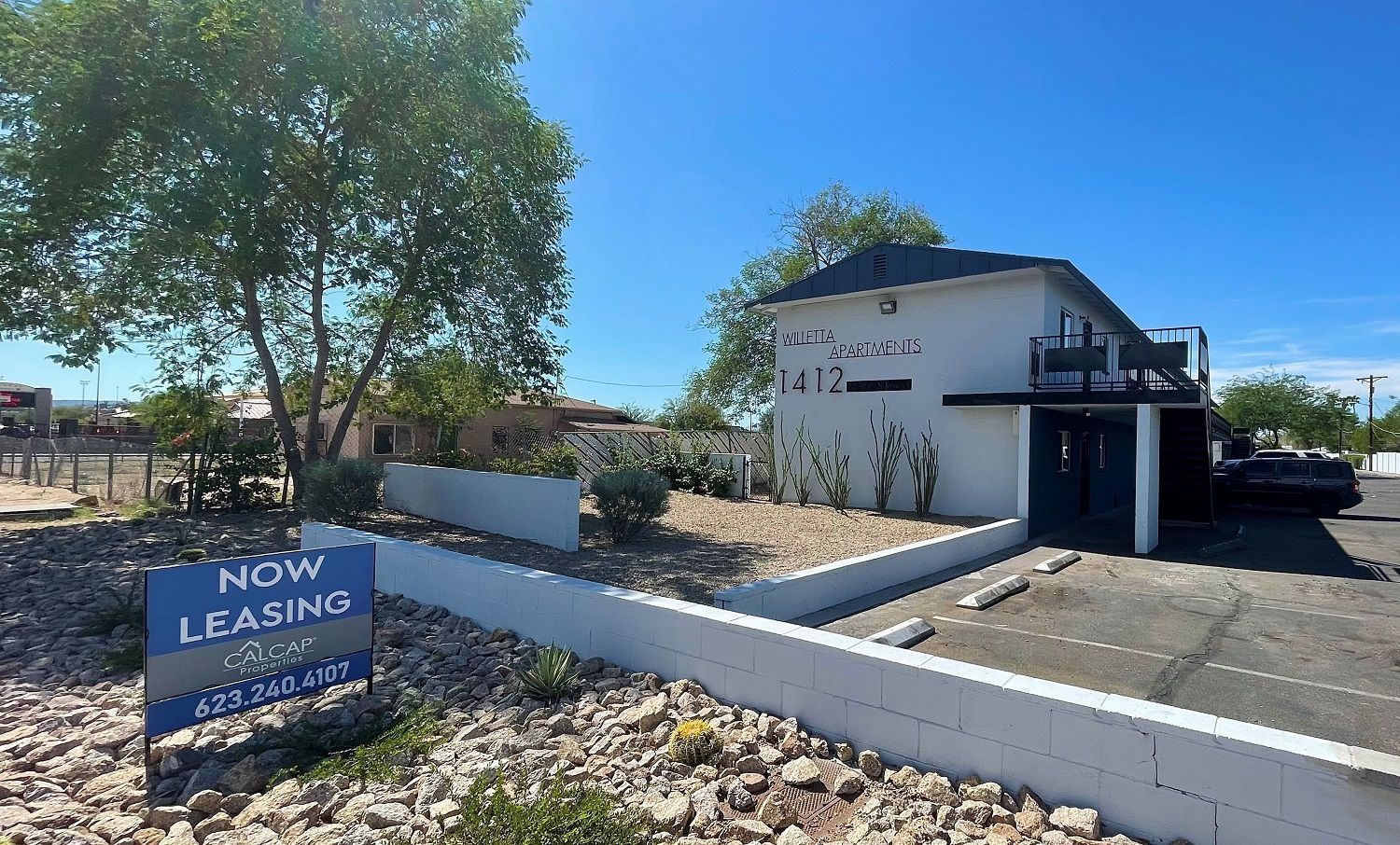 Two-story building with 