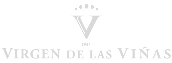 A logo for virgen de las viñas with a white background