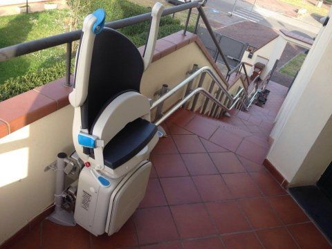 Montascale a poltroncina da esterno