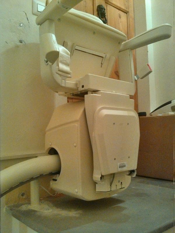 seduta di un montascale a poltroncina