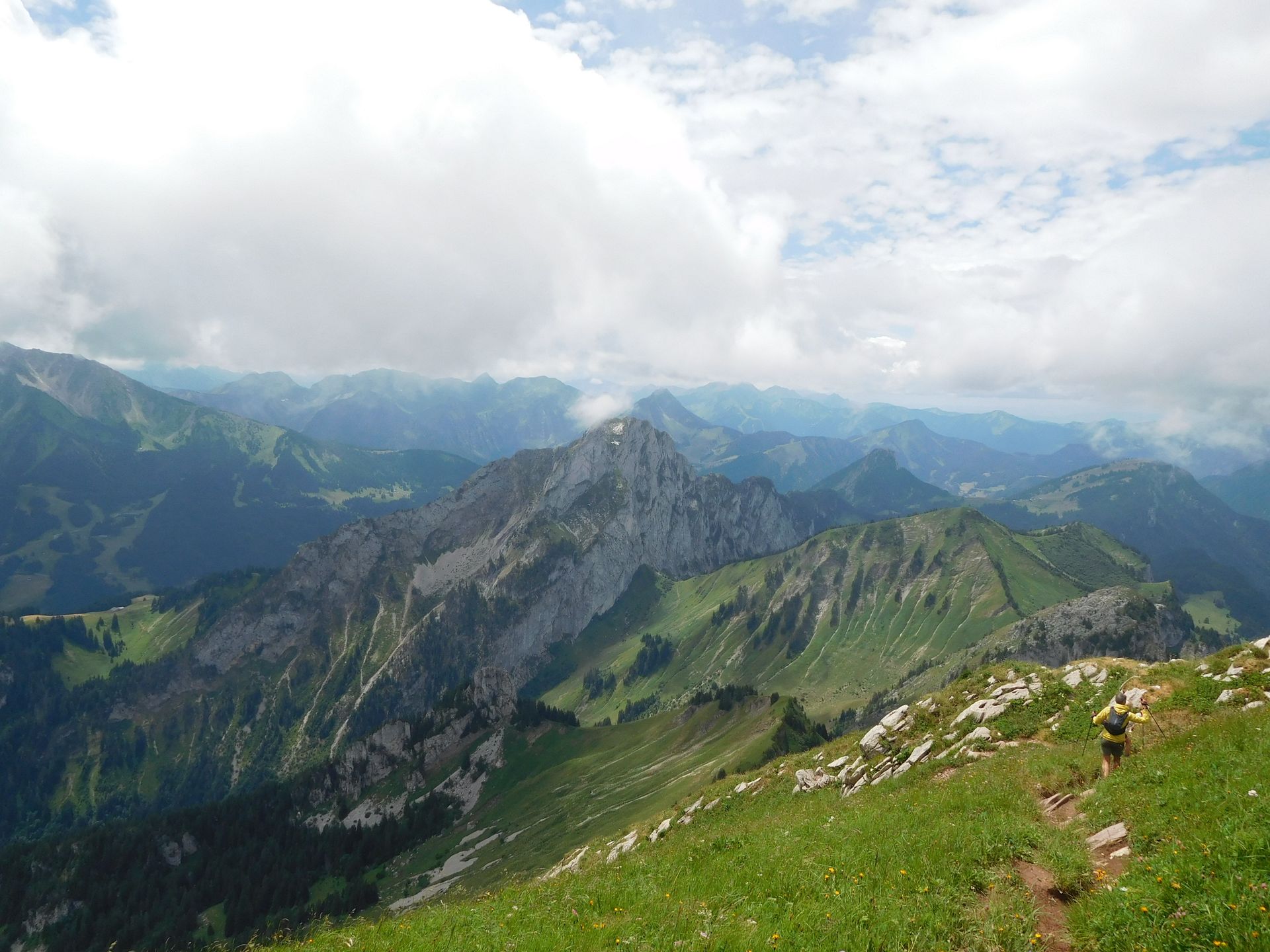 de berg Cornettes de Bise in de Haute-Savoie in Frankrijk. 