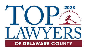 A logo for top lawyers of delaware county