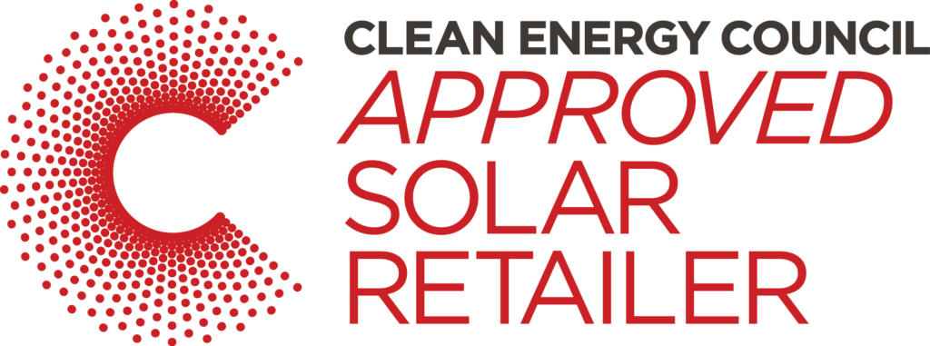 A clean energy council approved solar retailer logo