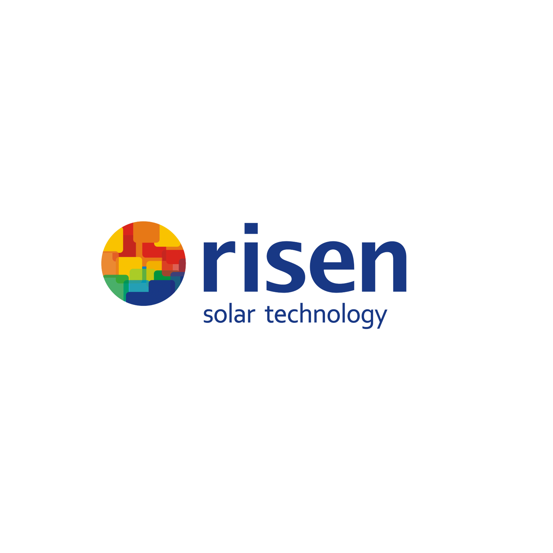 A logo for a company called risen solar technology.