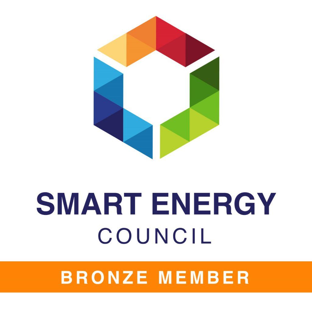 The smart energy council logo is a bronze member.