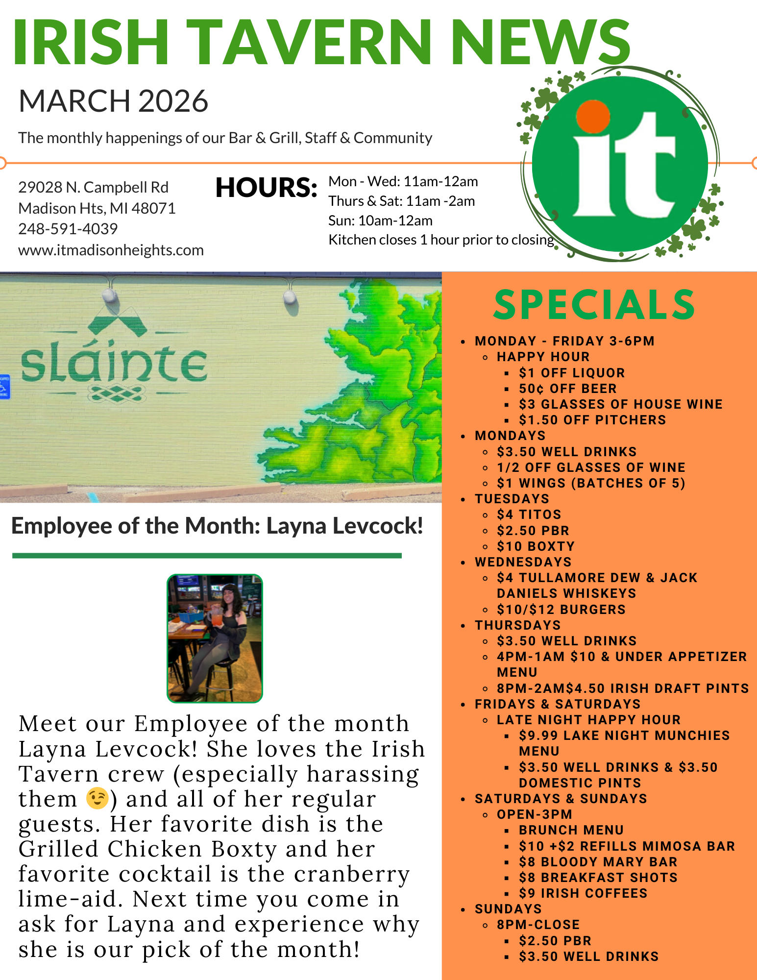 Employee of the Month