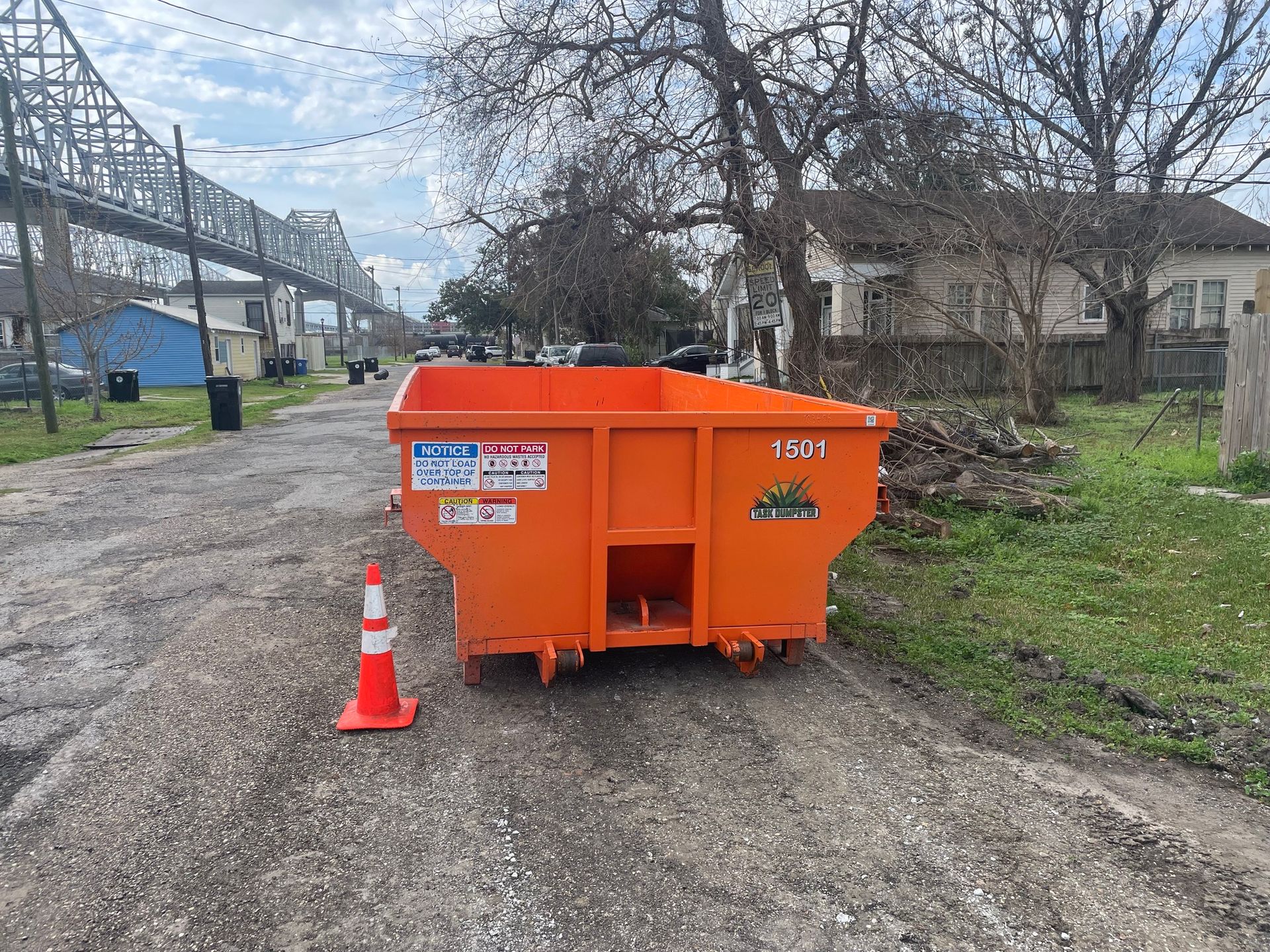 15 yard dumpster