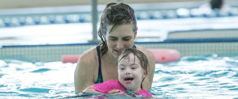 KEEN Athletes and Volunteer in Pool