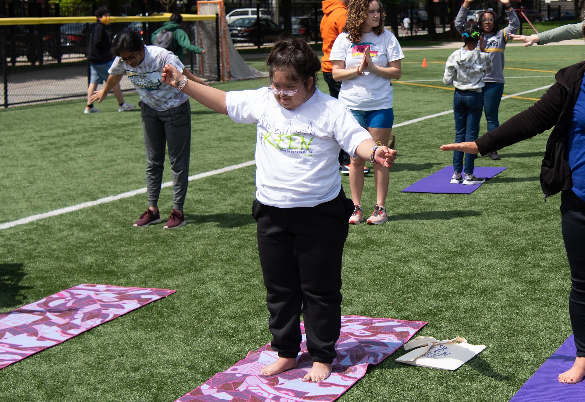 KEEN athlete participating in Yoga