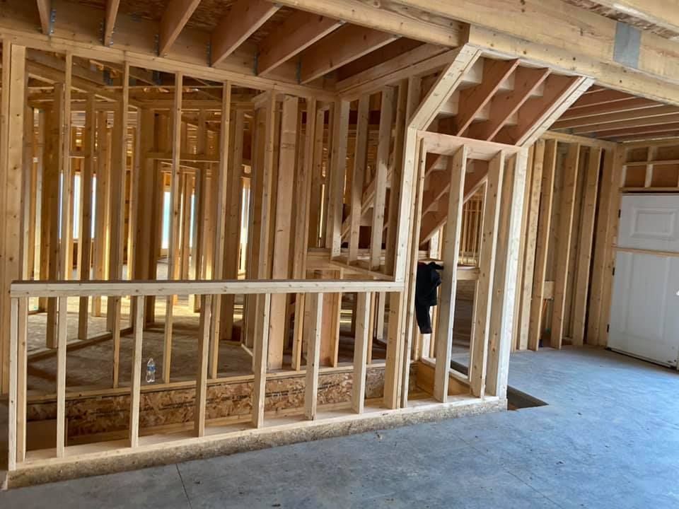 New House Wood Frames | Bellevue, IA | Cummings Construction