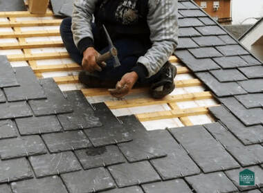 reparación tejados de pizarra en Burgos