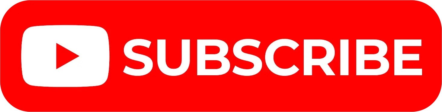 Red YouTube subscribe button with white text and play icon.