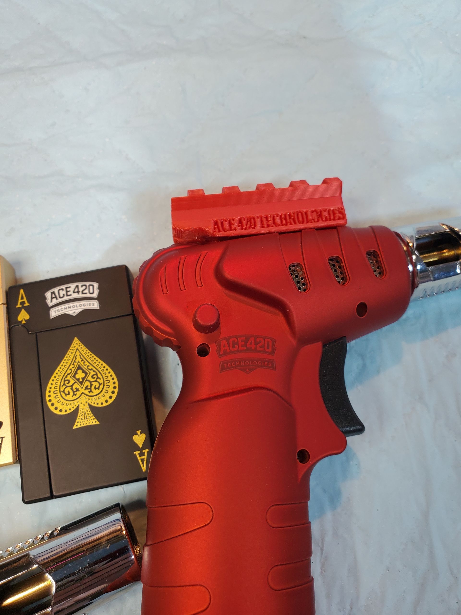 ACE Torch 1 with Engraved Name and Rail