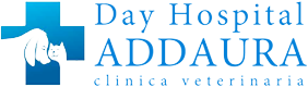 A logo for day hospital addaura clinica veterinaria