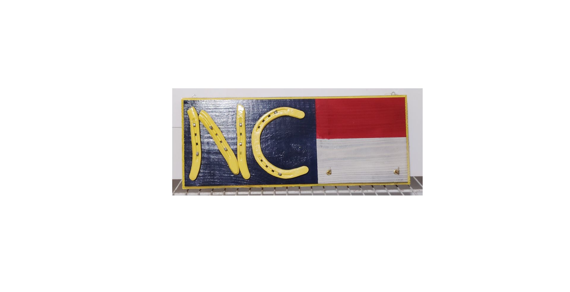 North Carolina Flag Themed 