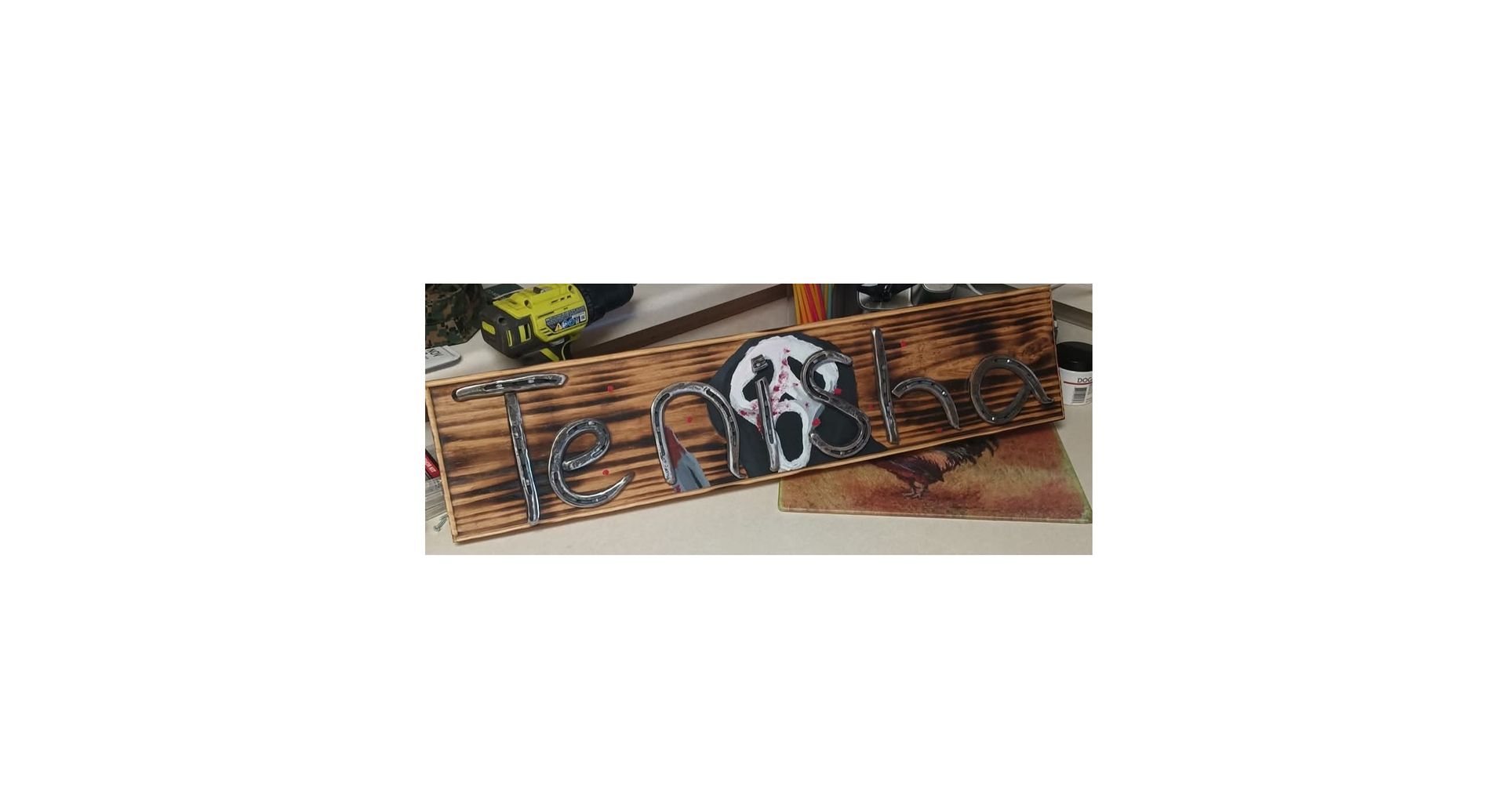 Custom Horseshoe Sign