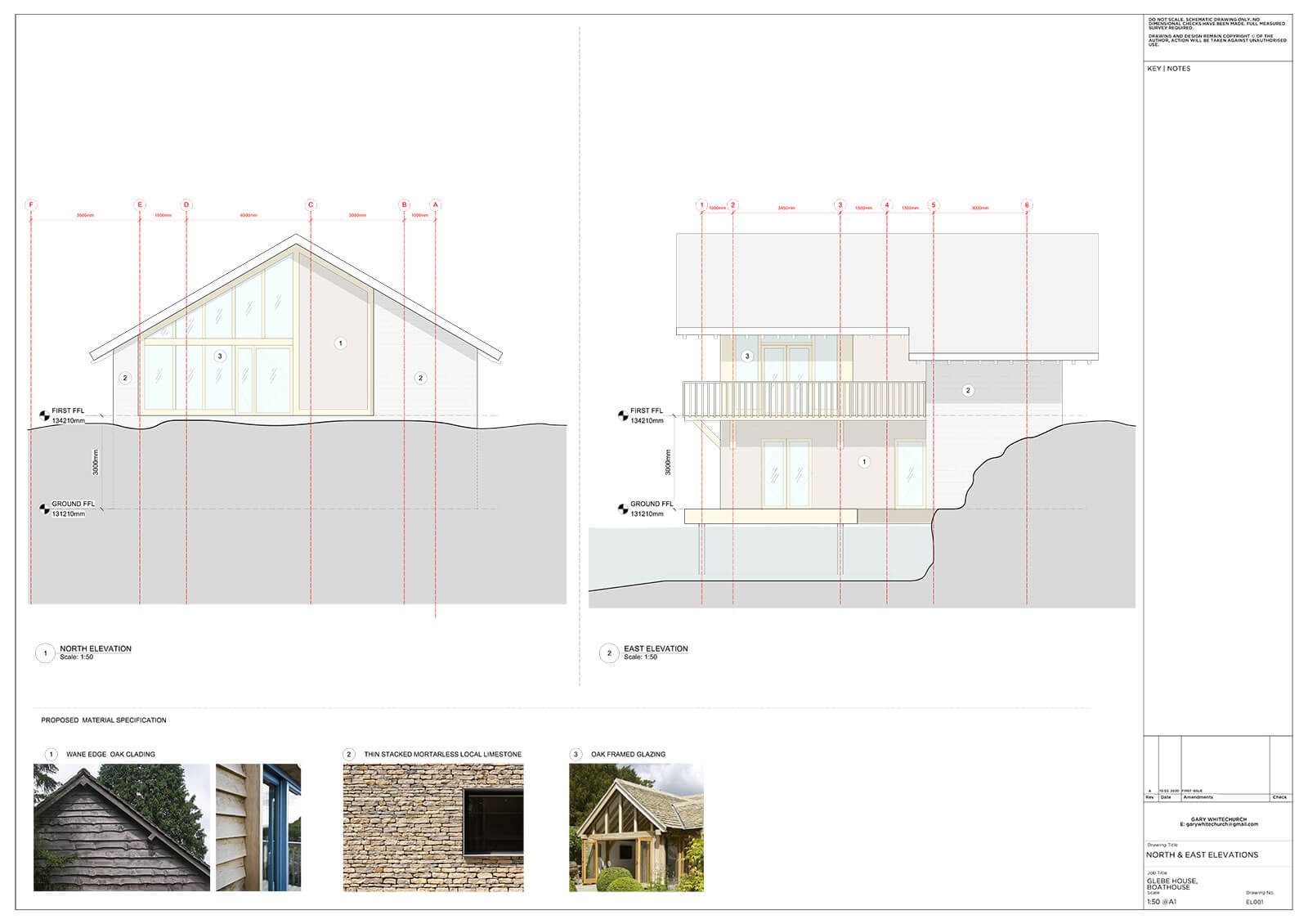 Architectural drawing for feasibility studies service by GPW Architects in East Midlands