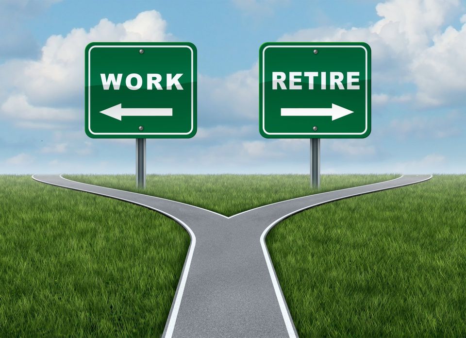 Work or Retire Sign — Fishers, IN — Norwood Economics