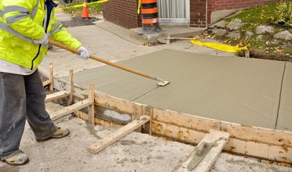 An image of concrete repair and resurfacing services in Chicago