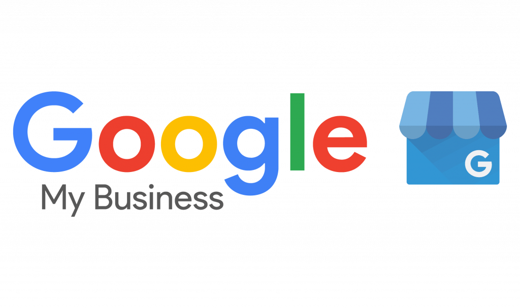 The google my business logo is shown on a white background.