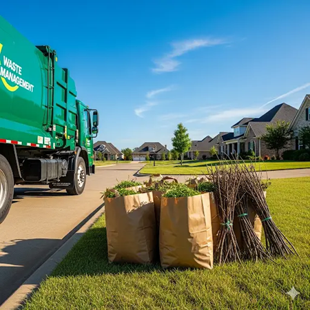 Lafayette LA yard trash waste collection