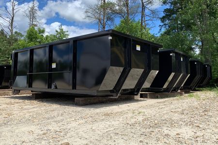 premium new black dumpsters for rent