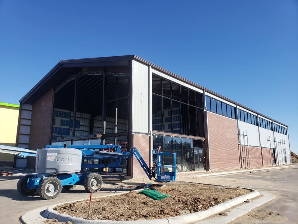 Metal Building With Glass Mirrors – Wichita, KS – ORC Metal Building Erectors