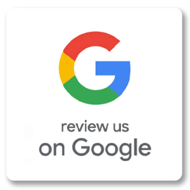 A google logo that says review us on google