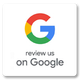 A google logo that says review us on google