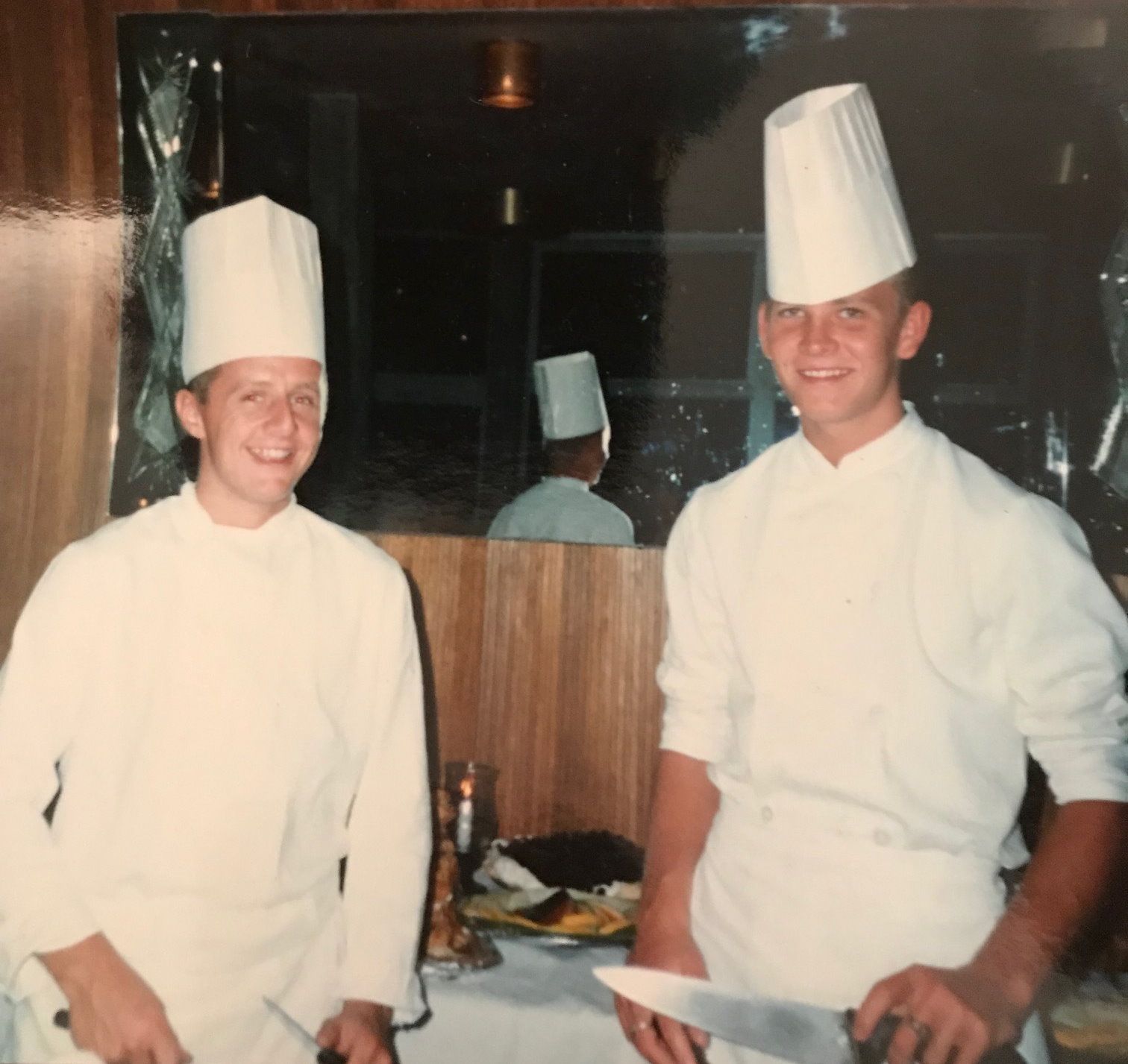 Peter Barker in his role as a Chef