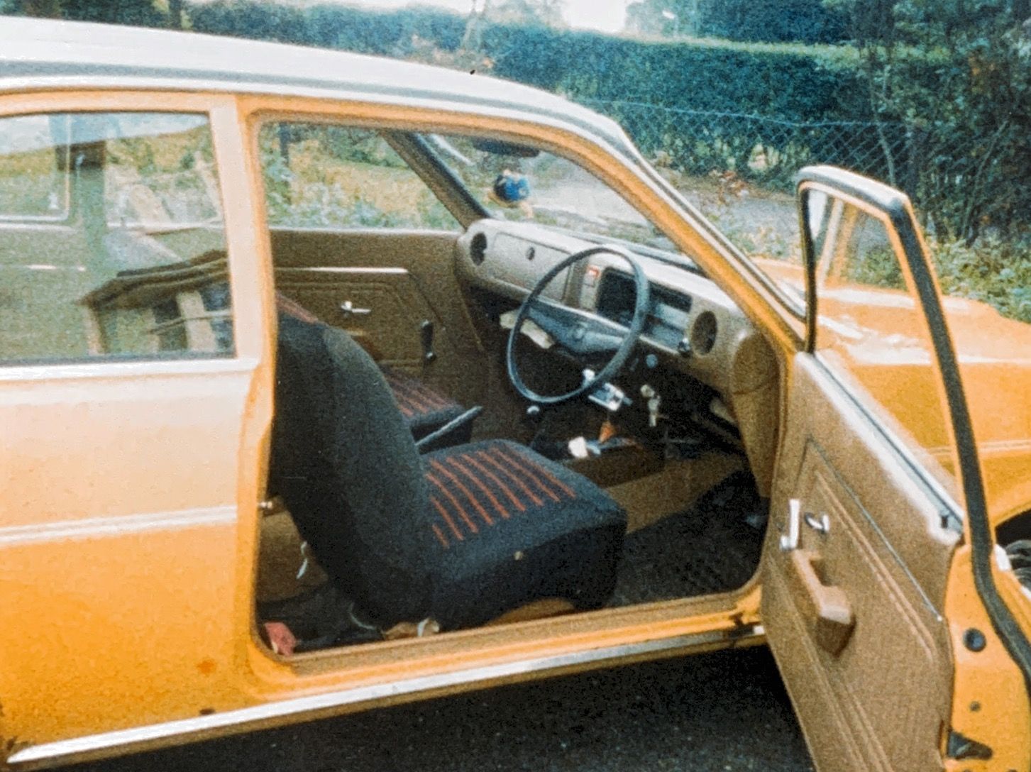 A Vauxhall Viva car being cleaned