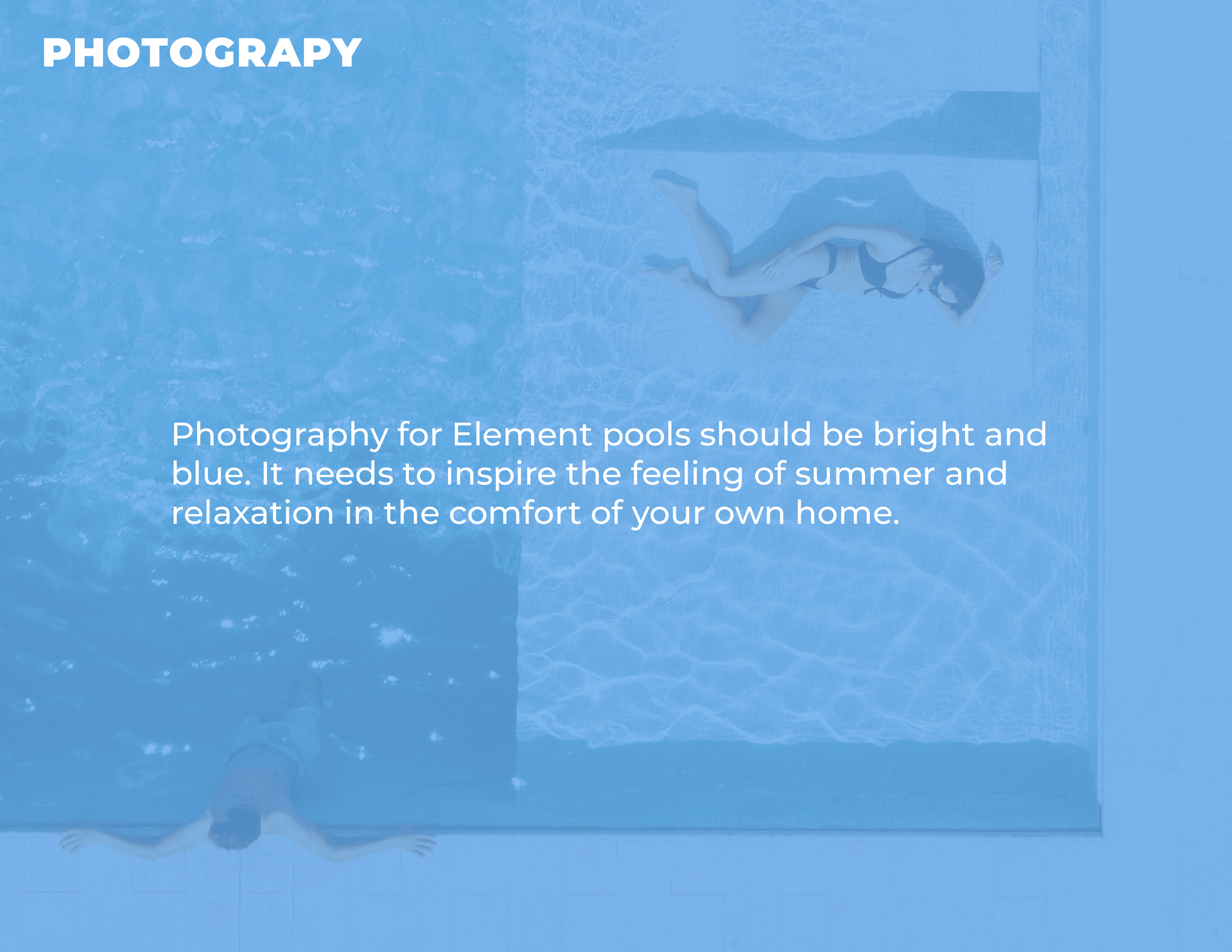 A blue background with the word photography on it