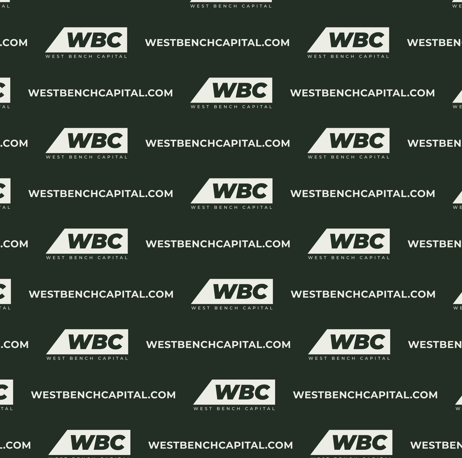 A black background with white wbc logos on it
