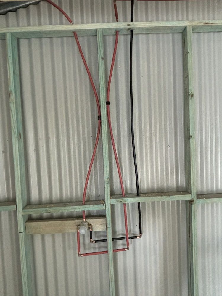 Ceiling Framing With Pipes and Conduit — Primed Plumbing & Gasfitting in Eglinton, NSW