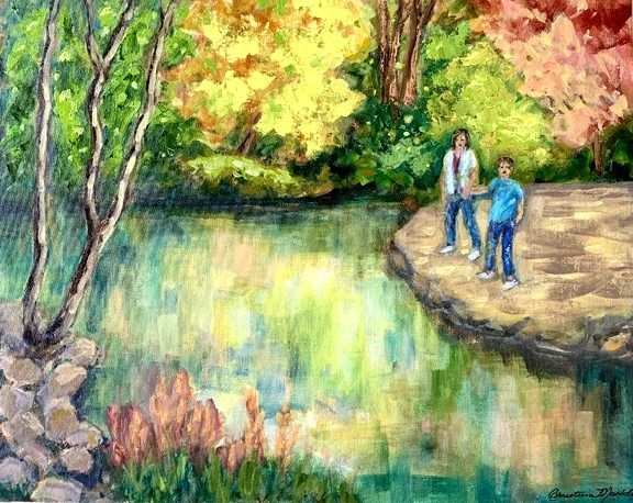 A Day in the Park, Oil, 16x20